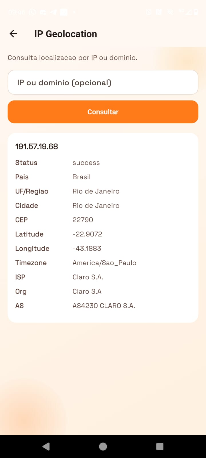 Screenshot Uway - Brasil Api 1